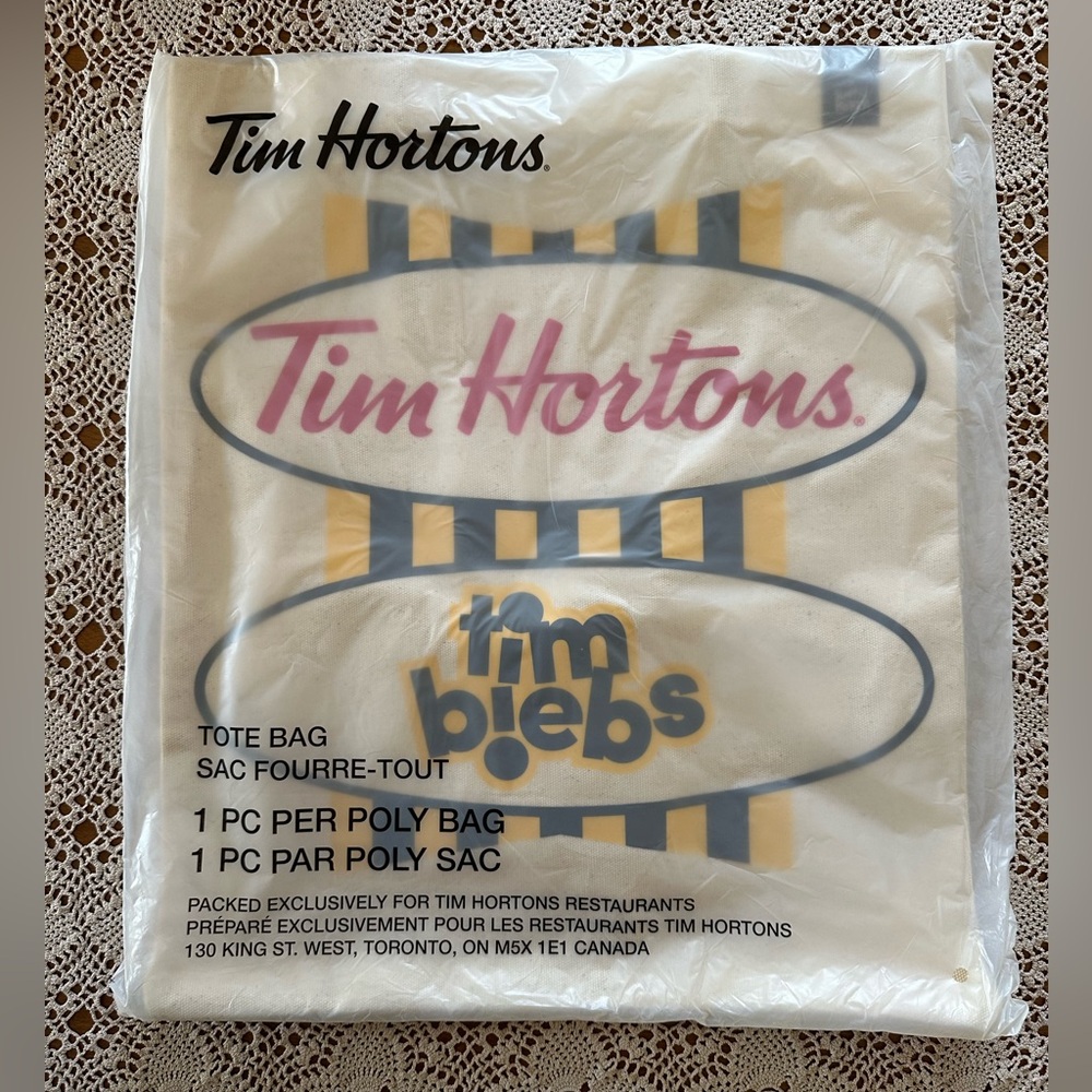Tim Hortons Justin Bieber Tim Biebs Tote Bag